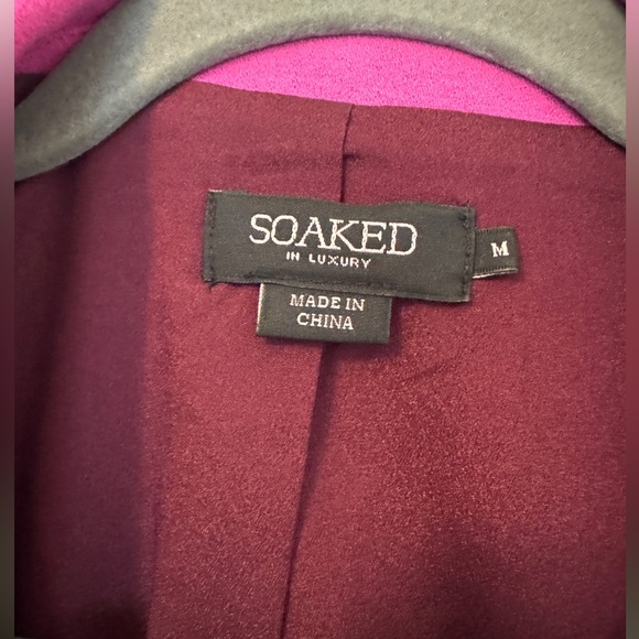 Soaked in Luxury Pink Blazer - M - Picture 6 of 11
